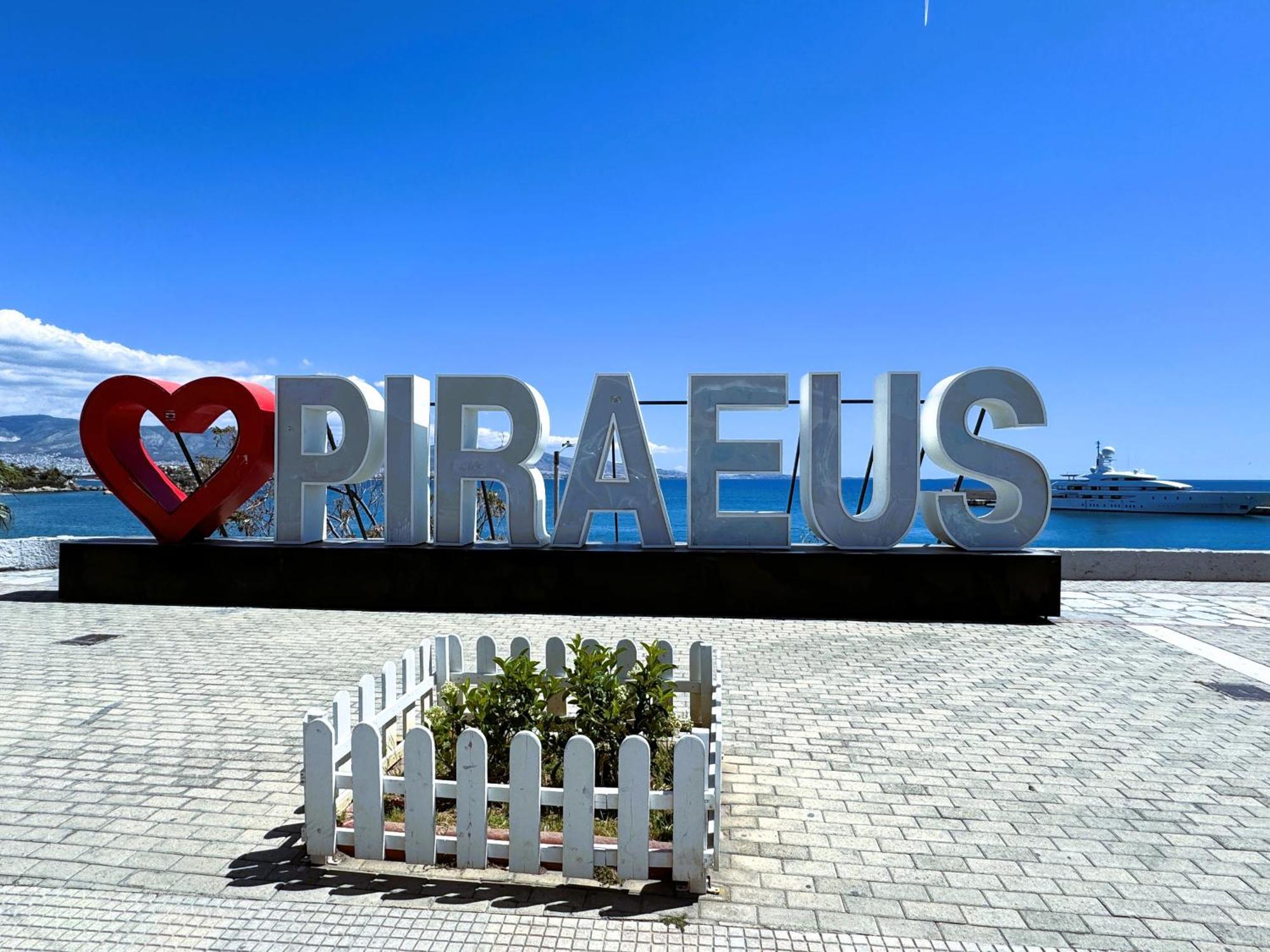 Piraeus Center Sea View Apartment Dış mekan fotoğraf