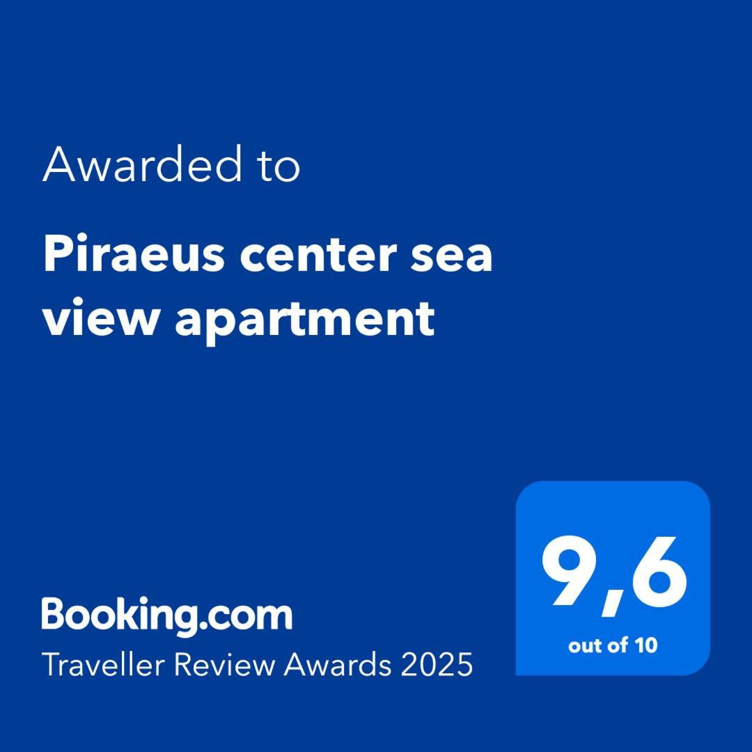Piraeus Center Sea View Apartment Dış mekan fotoğraf